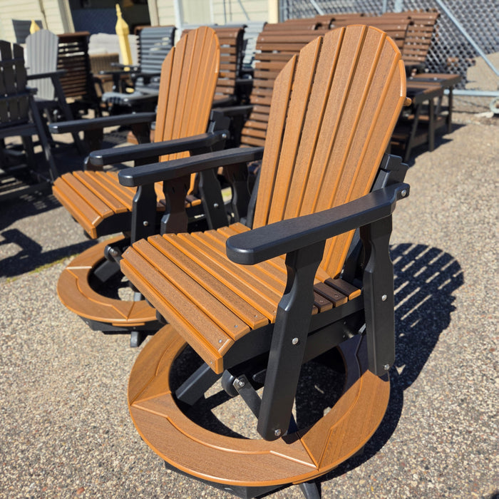 Counter Height Swivel Glider Seating Set