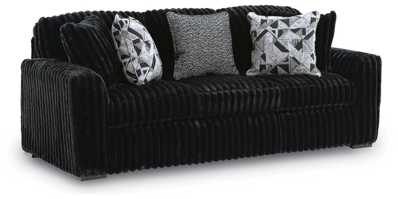 Midnight-Madness Sofa - Onyx