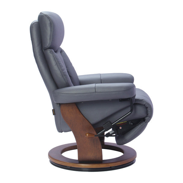 BenchMaster Emily Swivel Recliner w/ Tuck Under Ottoman