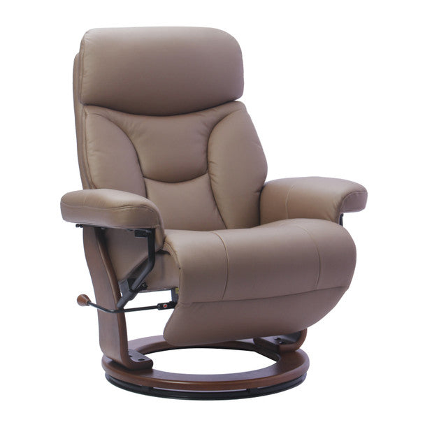 BenchMaster Emily Swivel Recliner w/ Tuck Under Ottoman