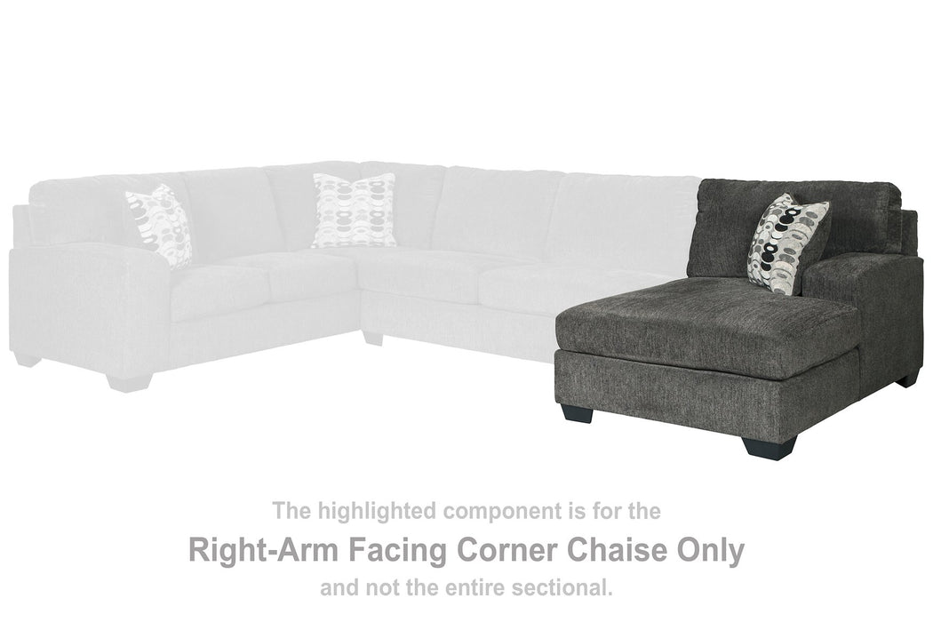 Ashely Ballinasloe 3-Piece Sectional with Chaise