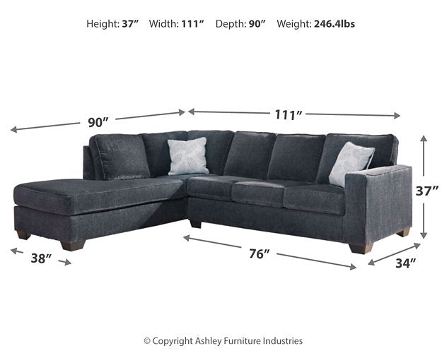 Ashley Altari 2-Piece Sectional with Chaise