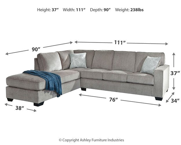 Ashley Altari 2-Piece Sectional with Chaise