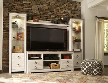 Willowton 4-Piece Entertainment Center