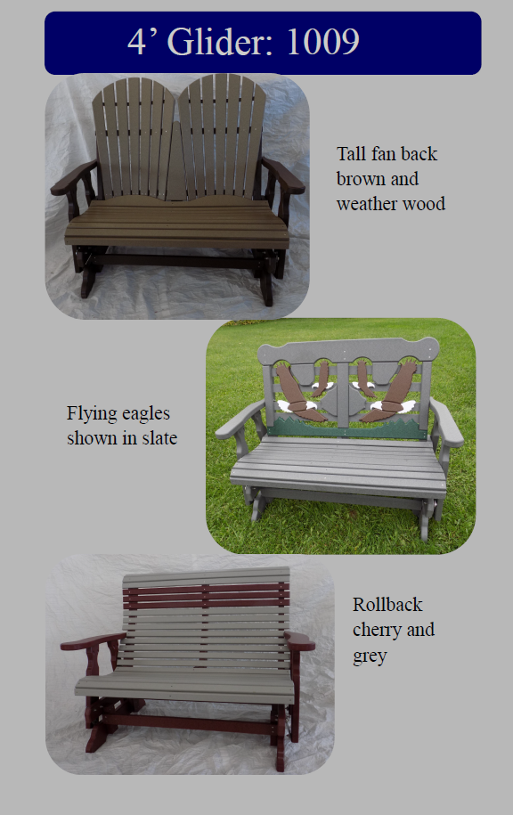 B & B Outdoor Glider