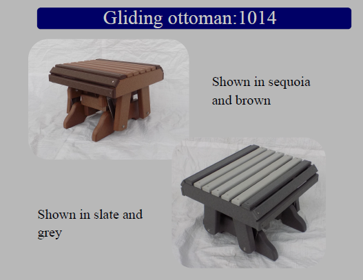 Gliding Footstool