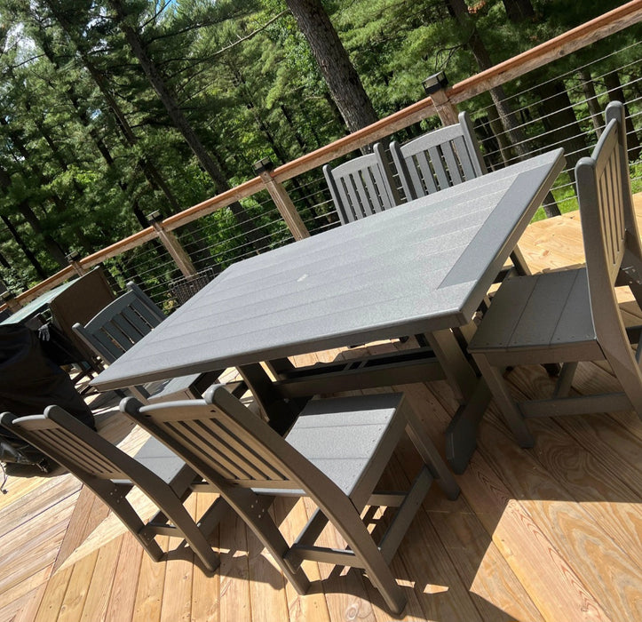 7pc Poly Dining Set