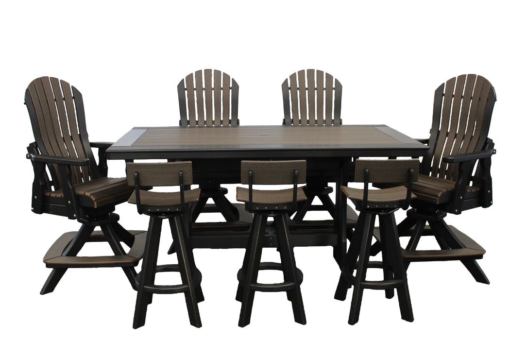 8pc Bar Height Outdoor Poly Dining Set